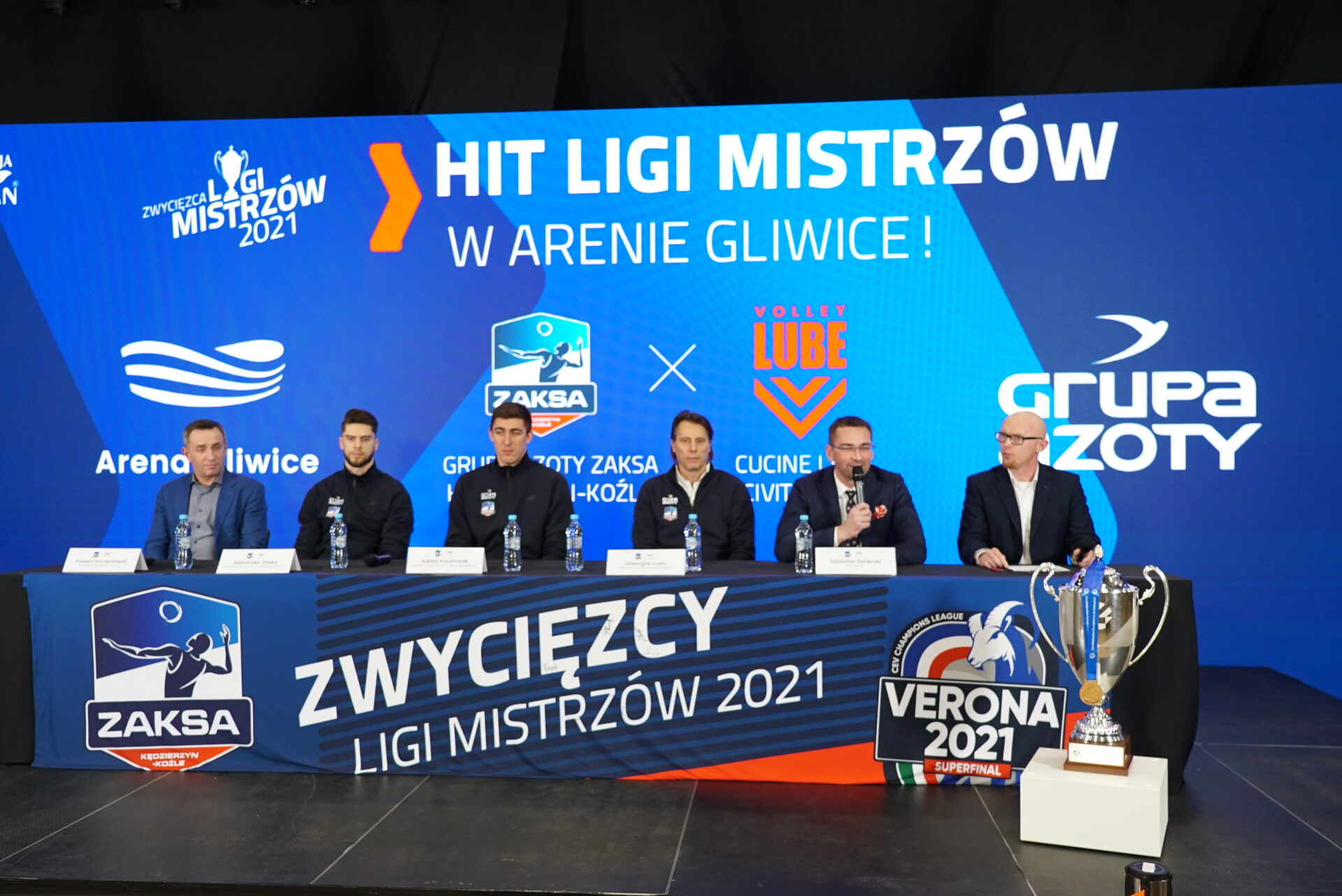 Zwycięzcy Ligi Mistrzów w Arenie Gliwice