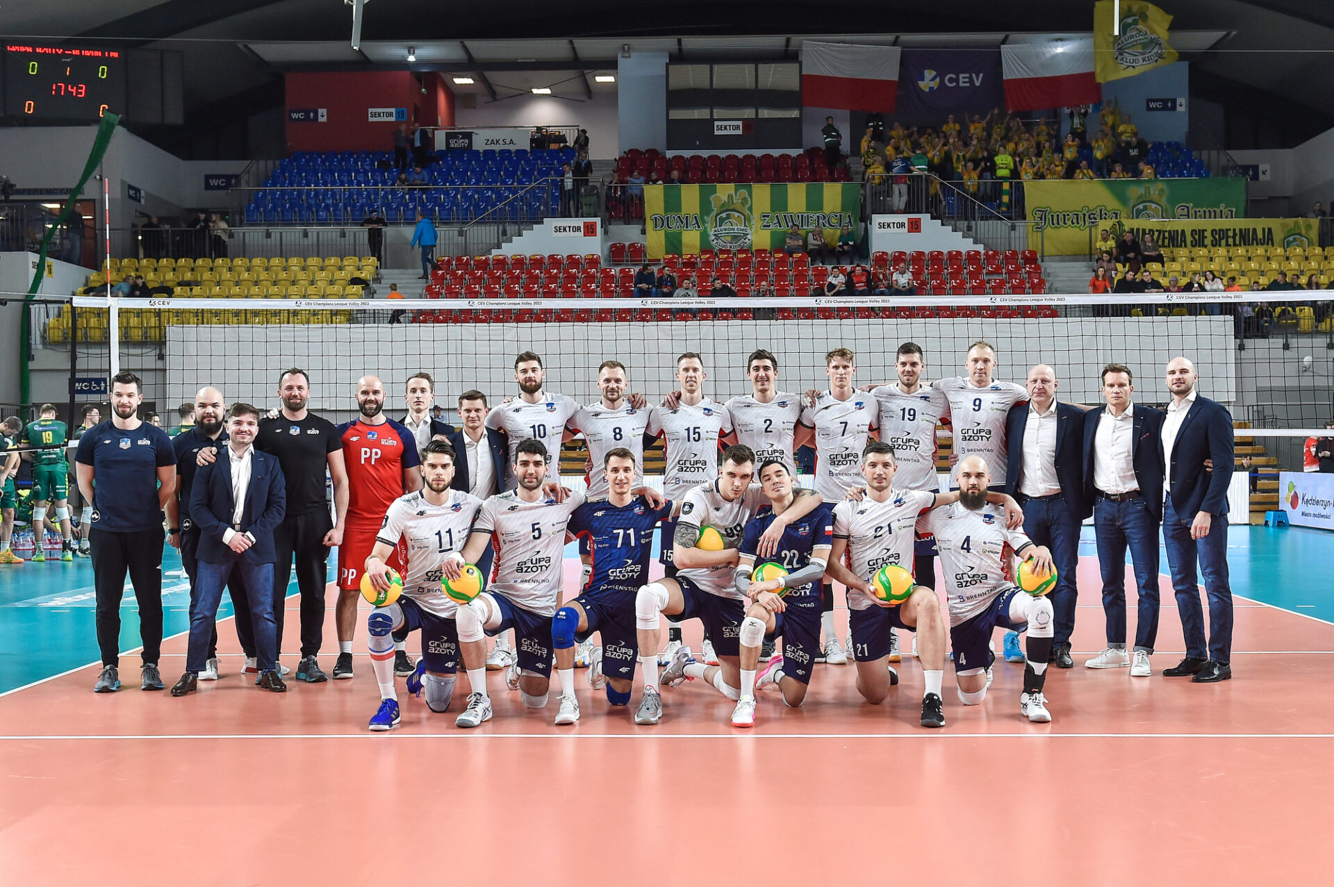 Liga Mistrzów: Grupa Azoty ZAKSA Kędzierzyn-Koźle – Aluron CMC Warta Zawiercie fotogaleria