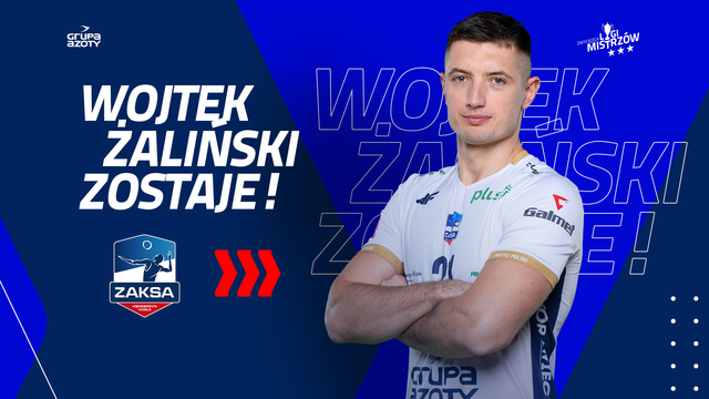 Wojciech Żaliński zostaje w ZAKSIE!