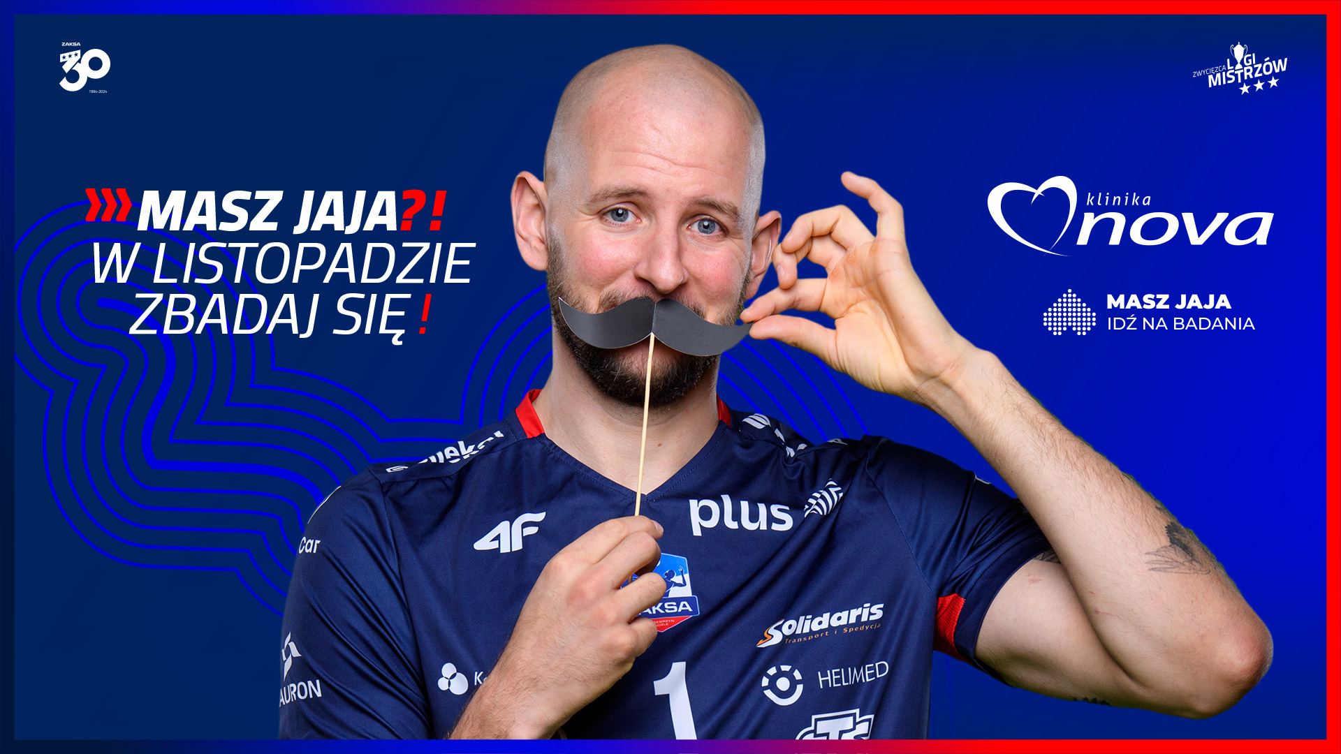 MOVEMBER z ZAKSĄ! Szczegóły wydarzenia