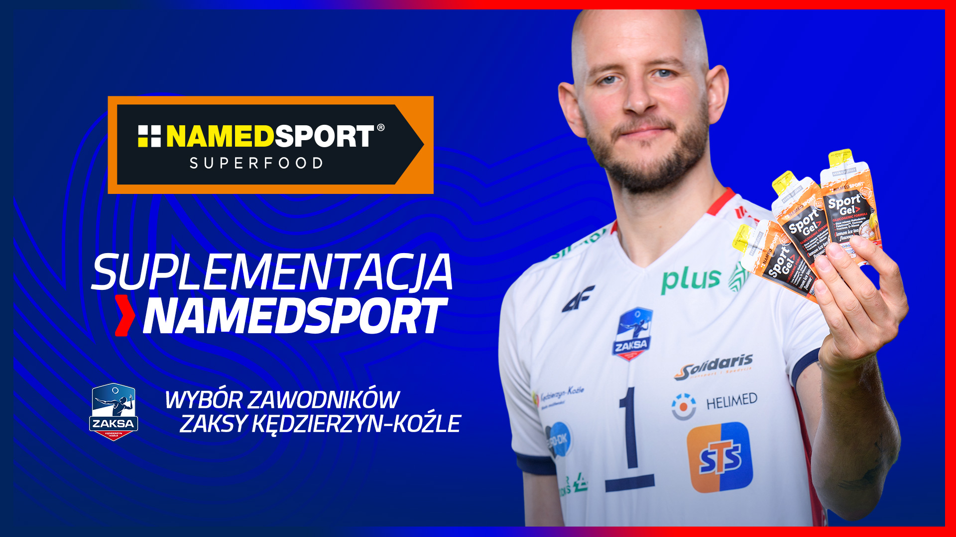 Suplementacja NAMEDSPORT – wybór zawodników ZAKSY Kędzierzyn-Koźle