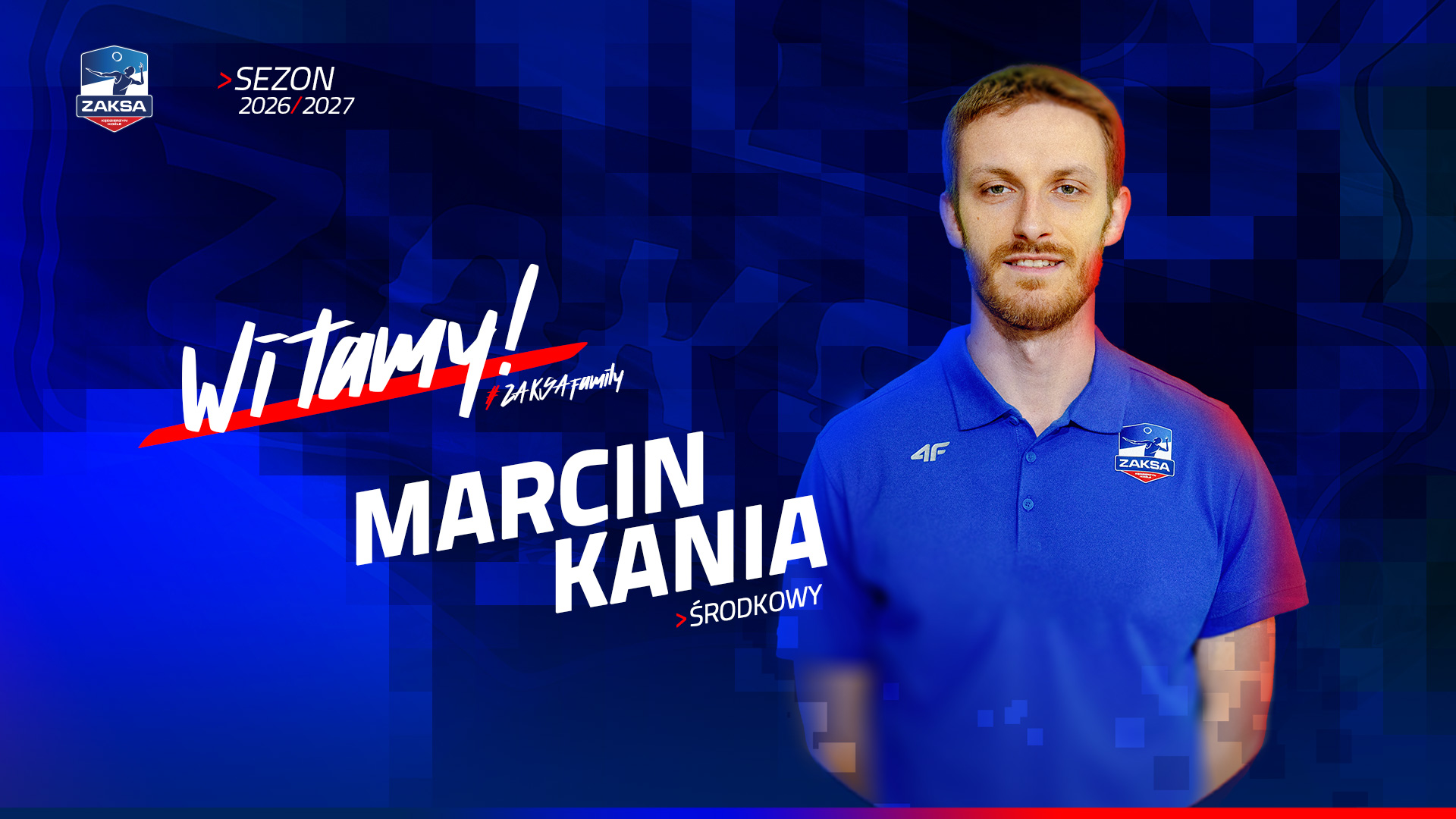 Środkowy Marcin Kania dołącza do ZAKSY!