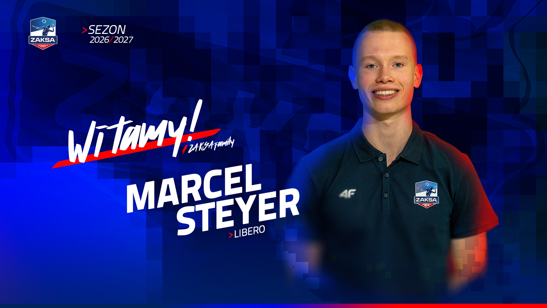 Marcel Steyer nowym libero ZAKSY!